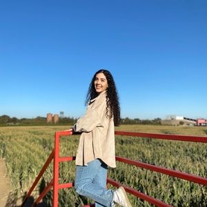 Pink flannel/cardigan